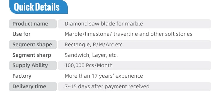 Diamond Tools Circular Saw Blade for Granite Marble Stone Block&Tile Cutting